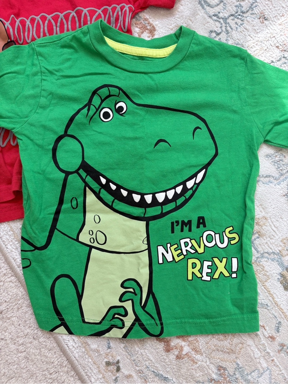 ⭐️3/$20 Disney Toy Story Tee Shirts (2) Rex and Slinky Dog 3t - Picture 2 of 4